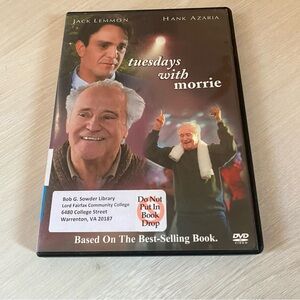 Tuesdays with Morrie (DVD, 1999) ExLibrary Jack Lemmon Hank Azaria Mitch Albom